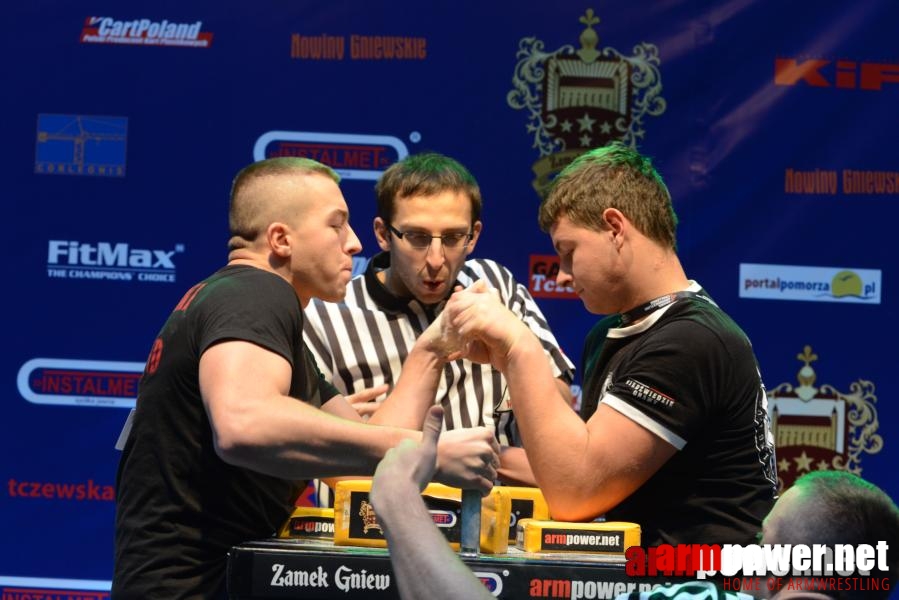 XV Puchar Polski 2014 - lewa ręka - eliminacje # Siłowanie na ręce # Armwrestling # Armpower.net