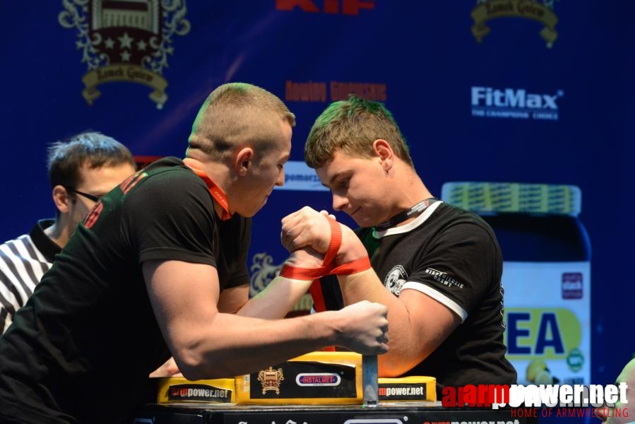 XV Puchar Polski 2014 - lewa ręka - eliminacje # Siłowanie na ręce # Armwrestling # Armpower.net