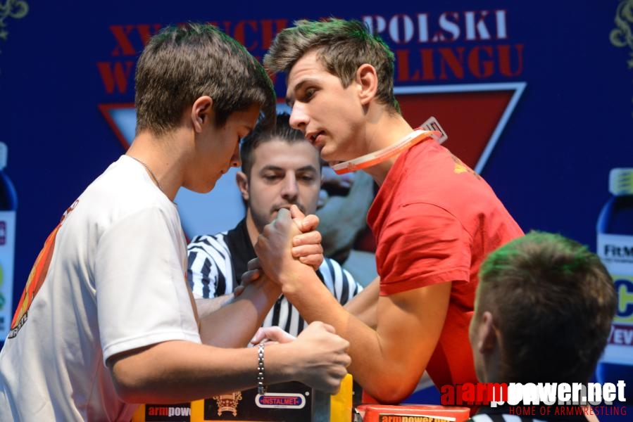 XV Puchar Polski 2014 - lewa ręka - eliminacje # Siłowanie na ręce # Armwrestling # Armpower.net