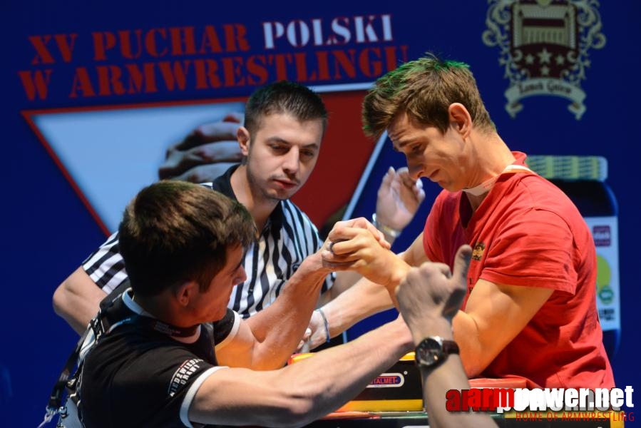 XV Puchar Polski 2014 - lewa ręka - eliminacje # Siłowanie na ręce # Armwrestling # Armpower.net