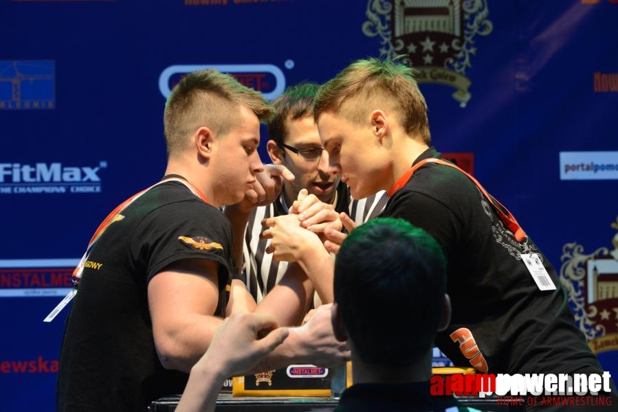 XV Puchar Polski 2014 - lewa ręka - eliminacje # Siłowanie na ręce # Armwrestling # Armpower.net