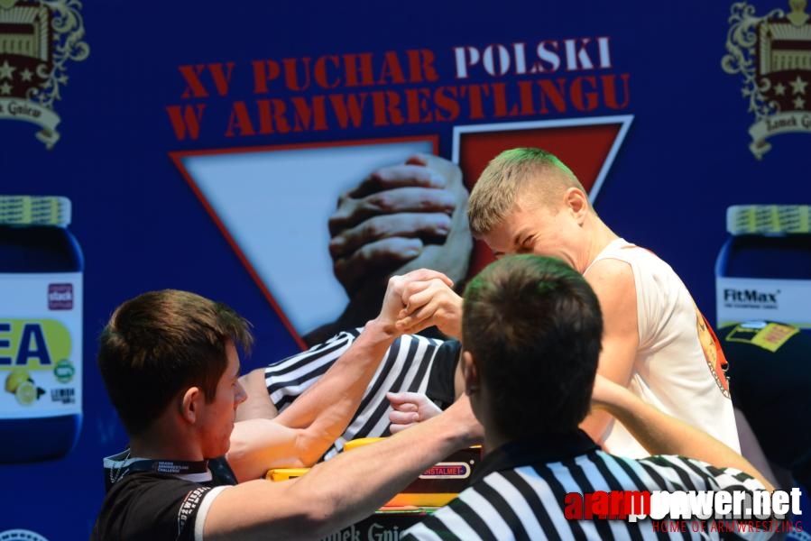 XV Puchar Polski 2014 - lewa ręka - eliminacje # Siłowanie na ręce # Armwrestling # Armpower.net