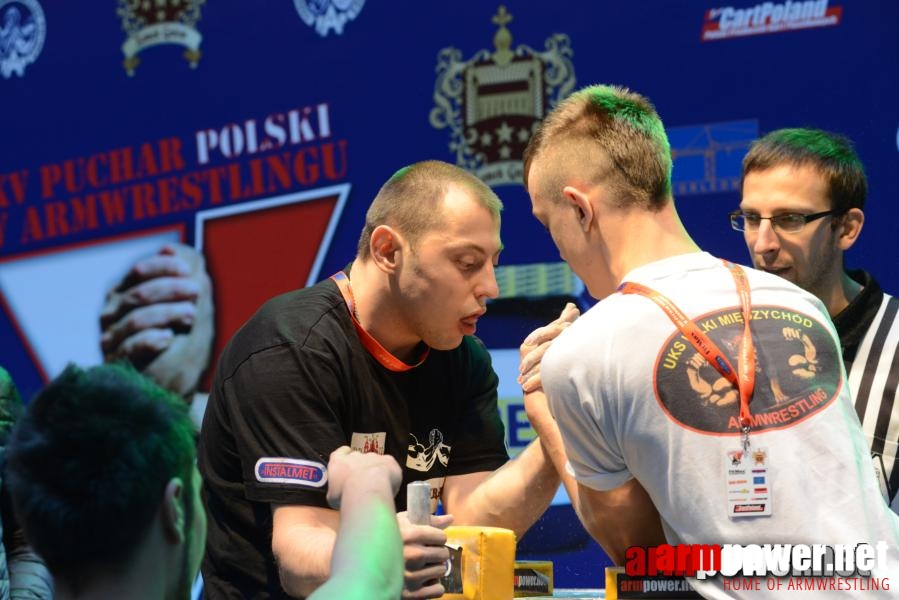 XV Puchar Polski 2014 - lewa ręka - eliminacje # Siłowanie na ręce # Armwrestling # Armpower.net