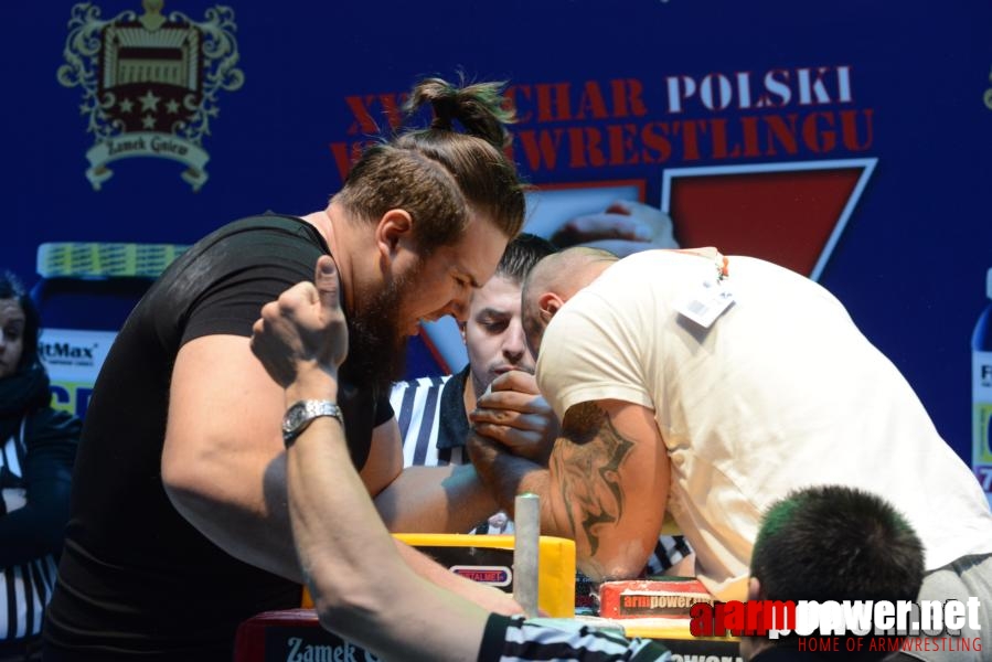 XV Puchar Polski 2014 - lewa ręka - eliminacje # Siłowanie na ręce # Armwrestling # Armpower.net