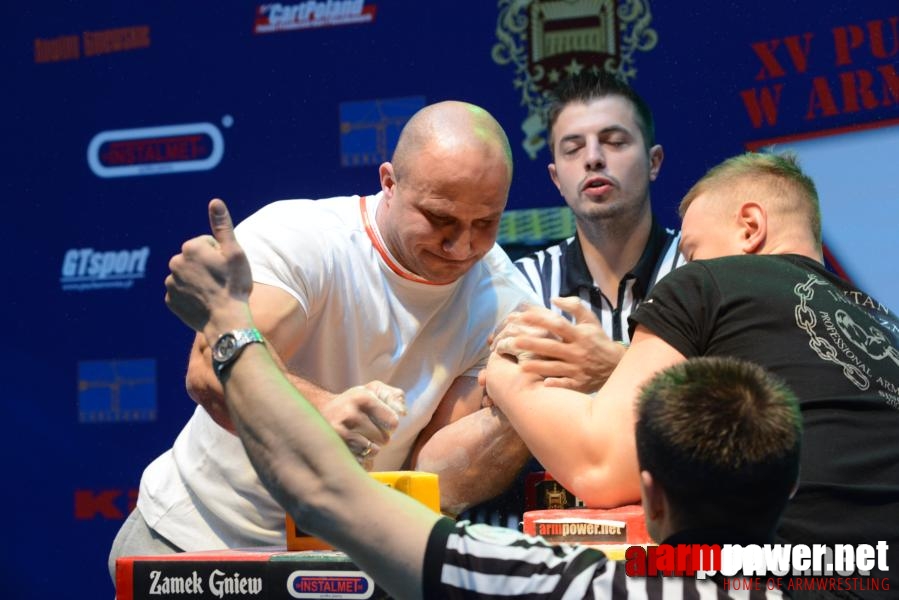 XV Puchar Polski 2014 - lewa ręka - eliminacje # Armwrestling # Armpower.net