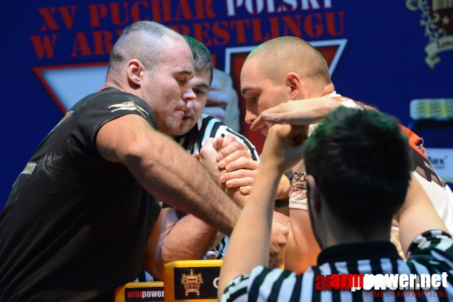 XV Puchar Polski 2014 - lewa ręka - eliminacje # Siłowanie na ręce # Armwrestling # Armpower.net