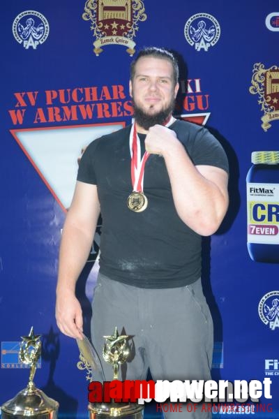 XV Puchar Polski 2014 - lewa ręka - finały # Armwrestling # Armpower.net