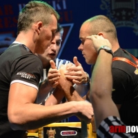 XV Puchar Polski 2014 - lewa ręka - finały # Armwrestling # Armpower.net