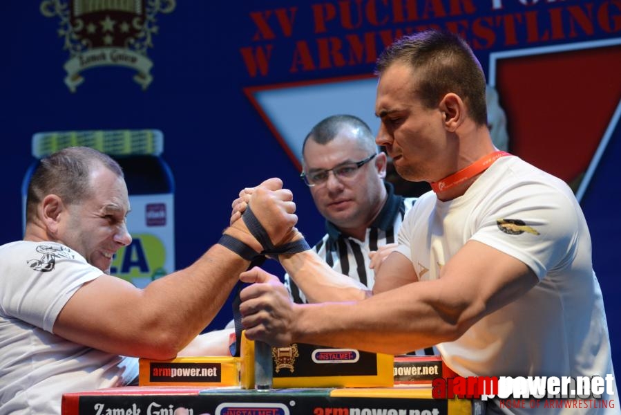 XV Puchar Polski 2014 - prawa ręka - eliminacje # Siłowanie na ręce # Armwrestling # Armpower.net