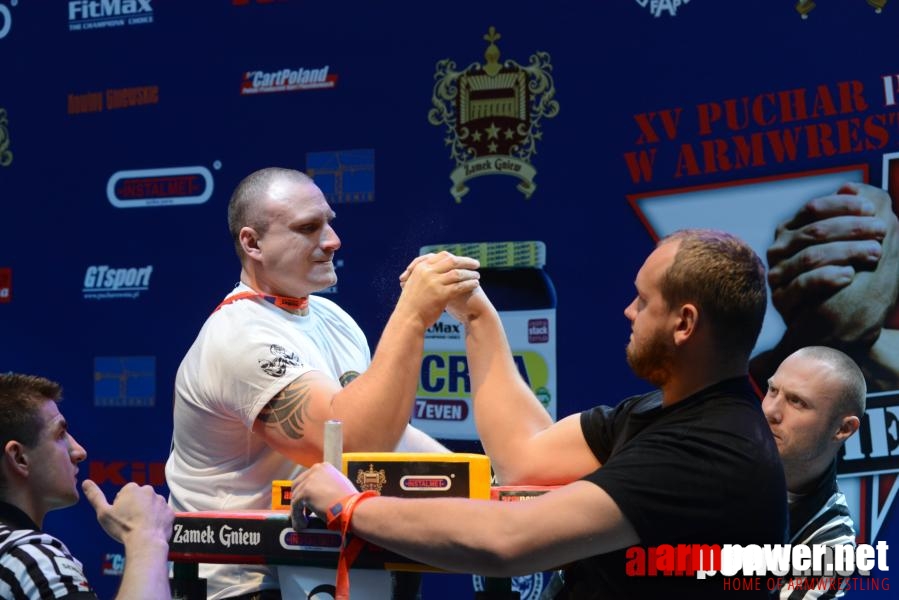 XV Puchar Polski 2014 - prawa ręka - eliminacje # Siłowanie na ręce # Armwrestling # Armpower.net