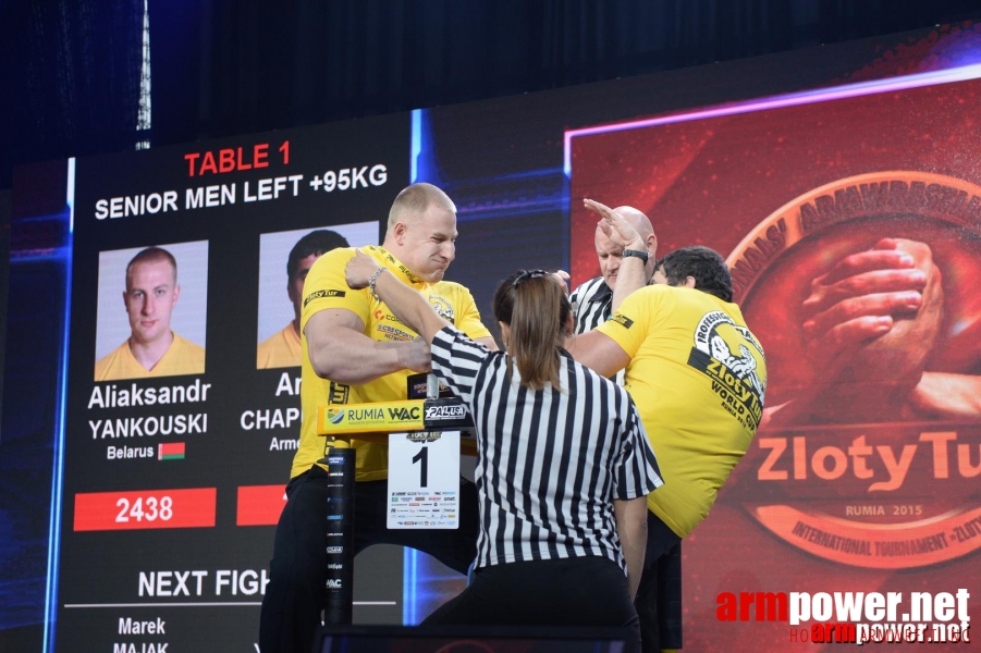 Zloty Tur 2015 by Mark Kazus - Left Hand # Siłowanie na ręce # Armwrestling # Armpower.net