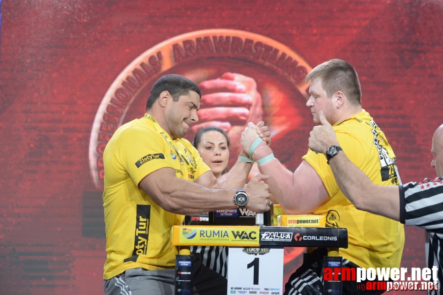 Zloty Tur 2015 by Mark Kazus - Left Hand # Siłowanie na ręce # Armwrestling # Armpower.net