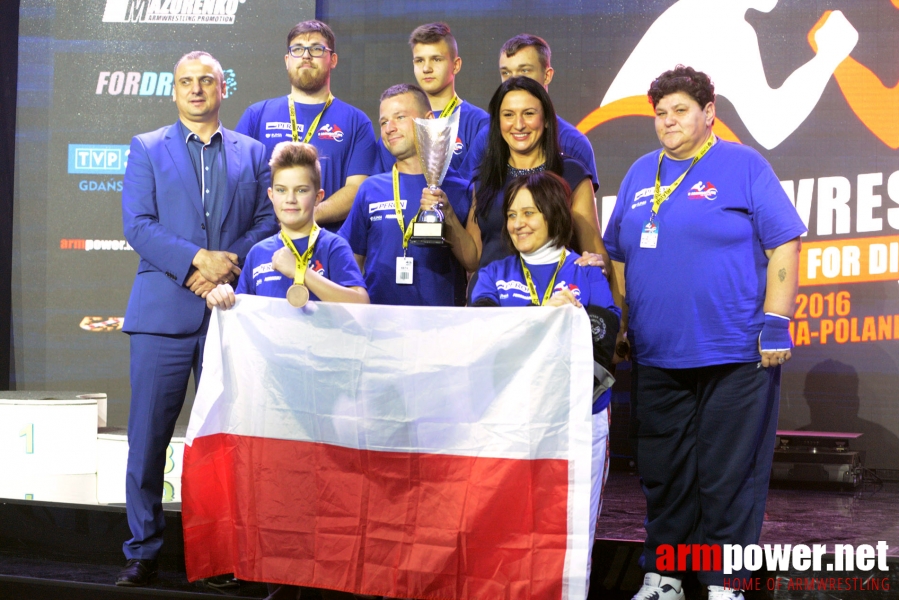 II World Cup for Disabled 2016 - left hand # Armwrestling # Armpower.net