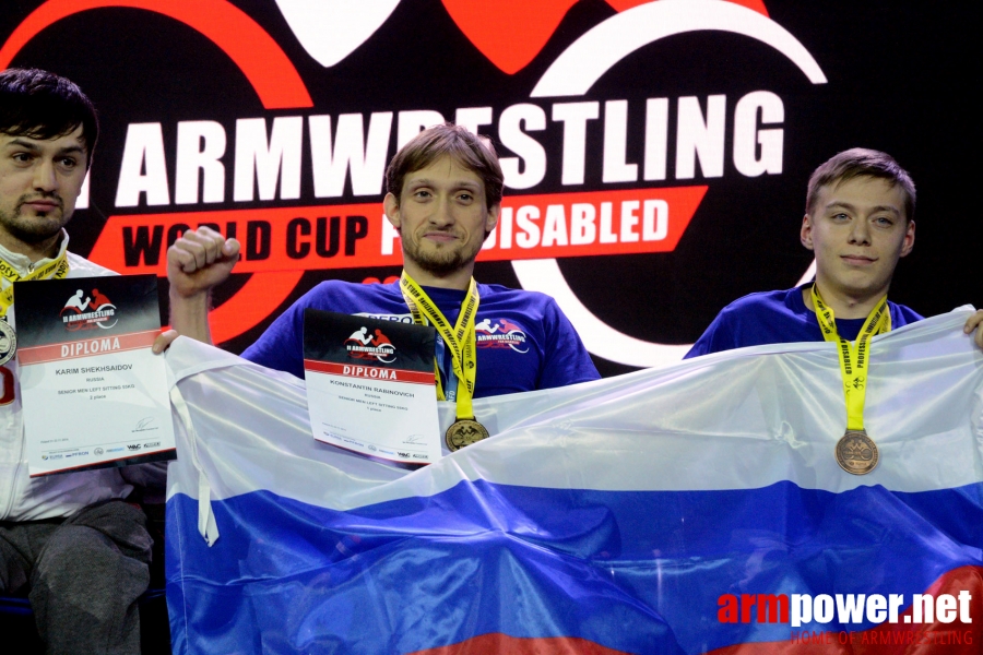 II World Cup for Disabled 2016 - left hand # Siłowanie na ręce # Armwrestling # Armpower.net