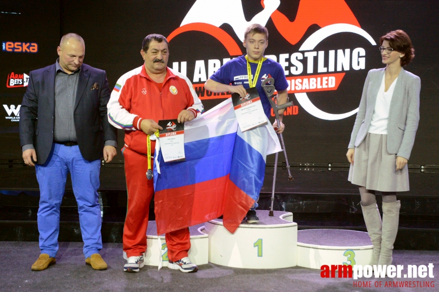 II World Cup for Disabled 2016 - right hand # Siłowanie na ręce # Armwrestling # Armpower.net