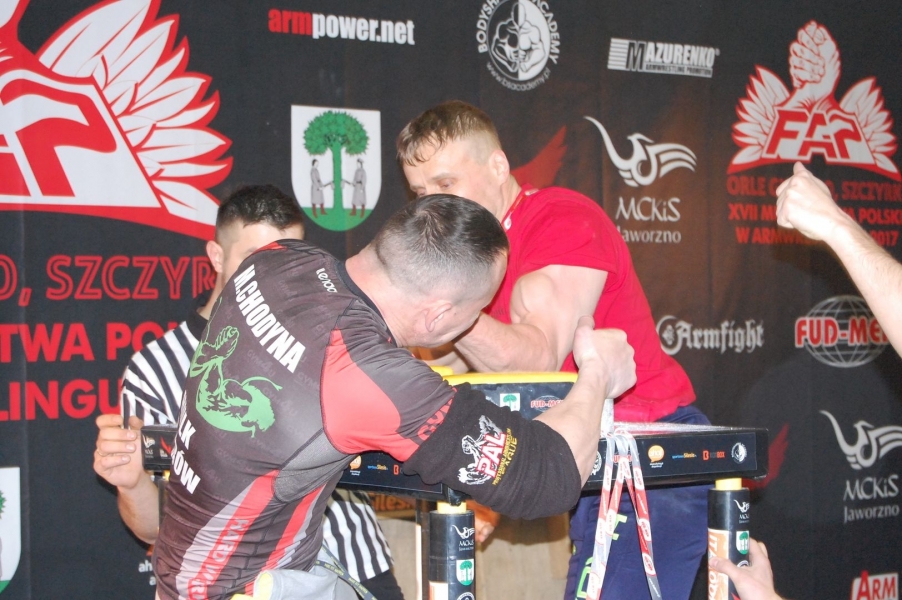 Lewa ręka - Mistrzostwa Polski 2017 Szczyrk # Siłowanie na ręce # Armwrestling # Armpower.net