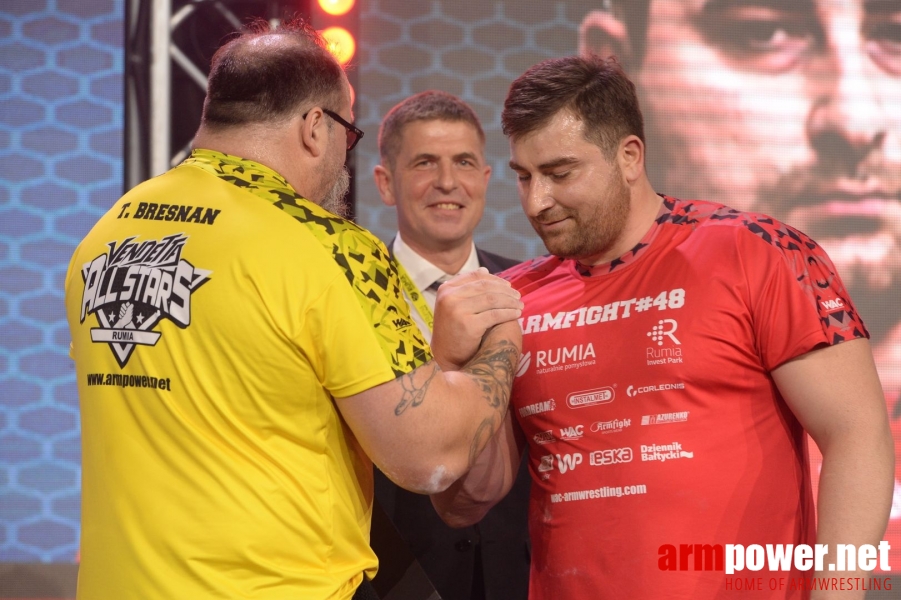 Armfight #48 - Bresnan vs Kvikvinia # Armwrestling # Armpower.net