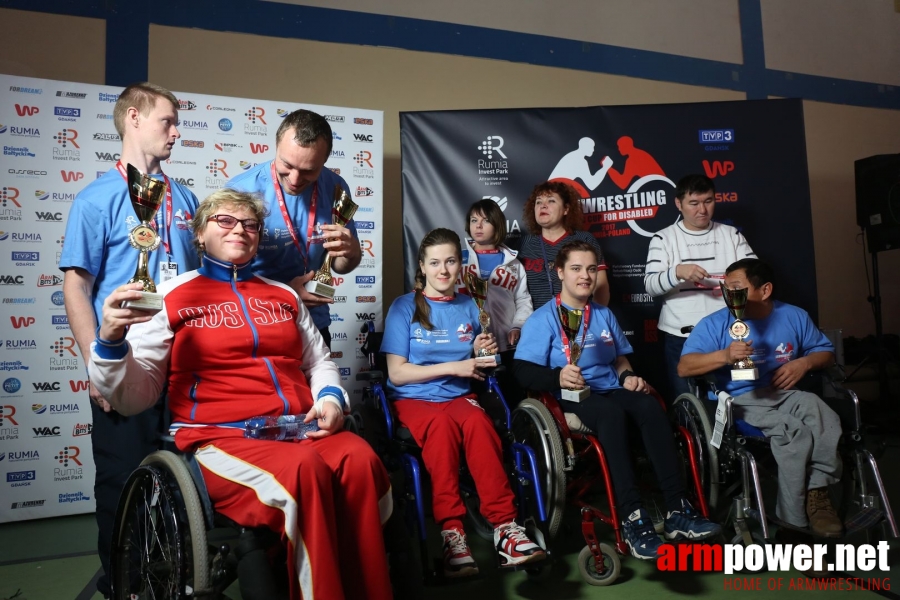 Anna Mazurenko with competitors - Disabled World Cup 2017 # Armwrestling # Armpower.net