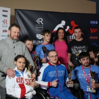 Anna Mazurenko with competitors - Disabled World Cup 2017 # Aрмспорт # Armsport # Armpower.net