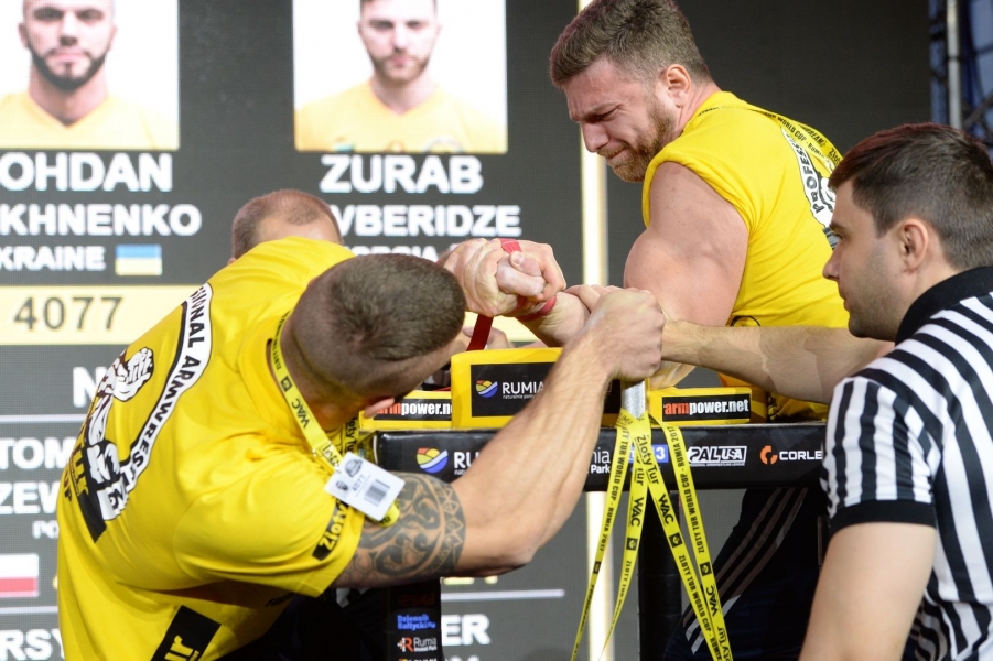 Zloty Tur 2017 - left hand eliminations # Siłowanie na ręce # Armwrestling # Armpower.net