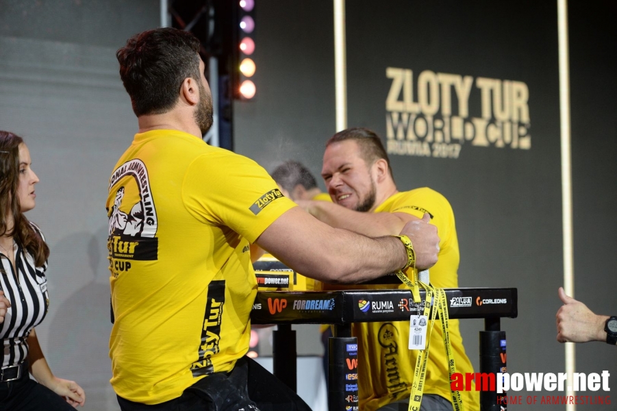 Zloty Tur 2017 - left hand eliminations # Armwrestling # Armpower.net