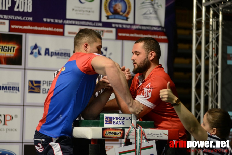 EuroArm2018 - day1 - juniors left hand # Siłowanie na ręce # Armwrestling # Armpower.net