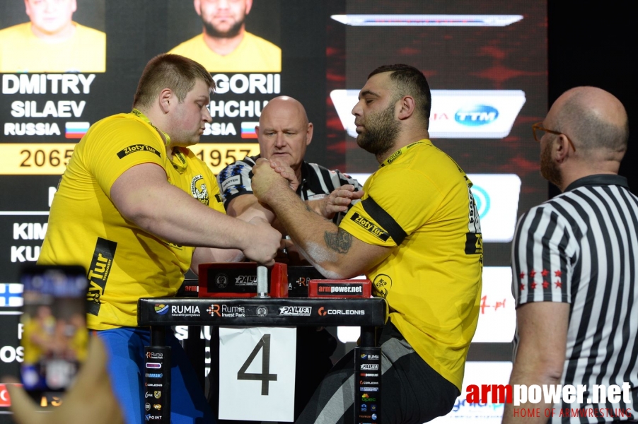 Zloty Tur 2018 - eliminations left hand # Armwrestling # Armpower.net