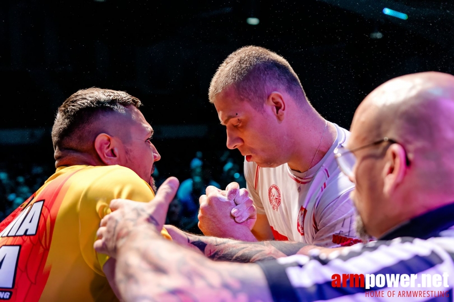 European Armwrestling Championship 2024 - left hand - day 1 # Armwrestling # Armpower.net